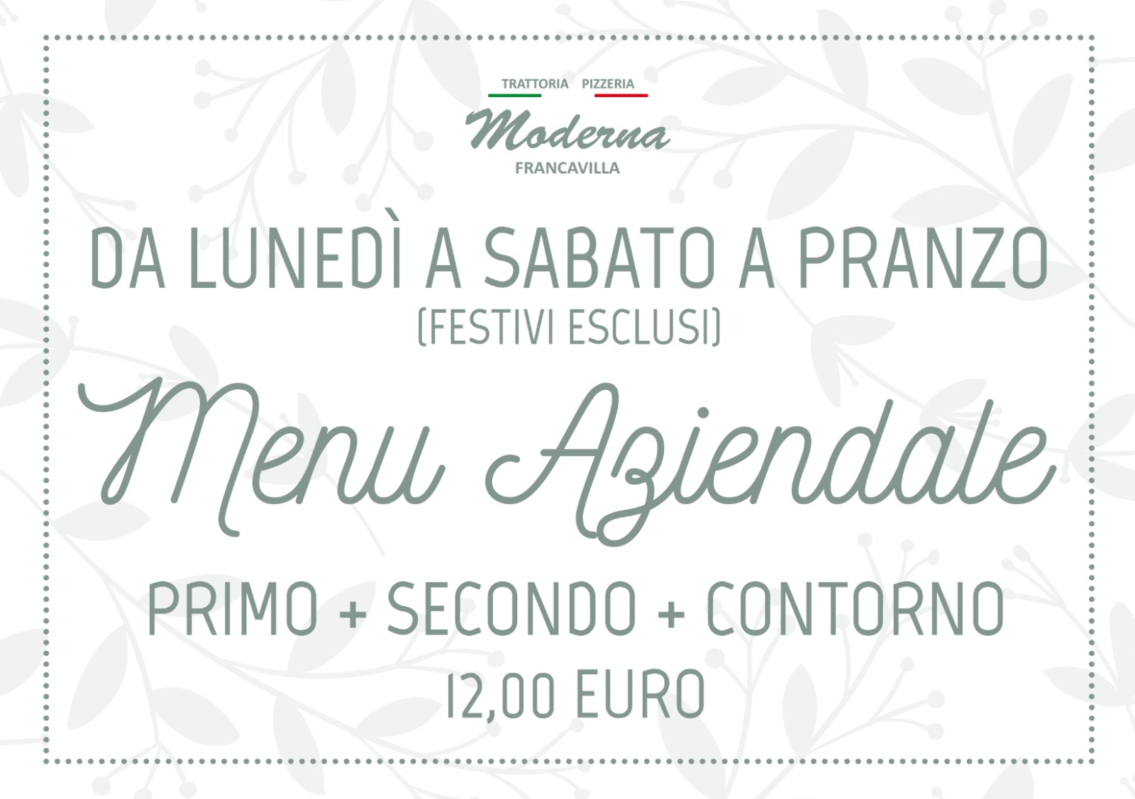 Menu Aziendale